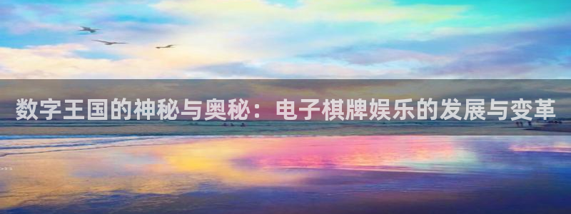 奇亿娱乐home：数字王国的神秘与奥秘：电子棋牌娱乐的发展与变革