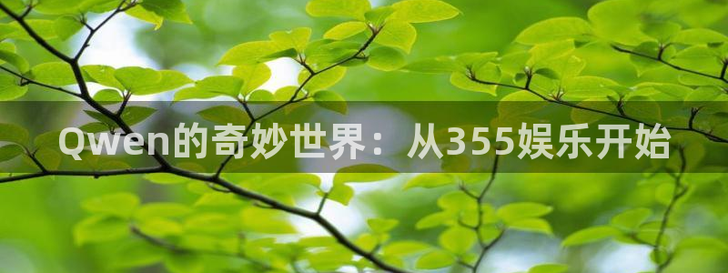 奇亿娱乐home：Qwen的奇妙世界：从355娱乐开始